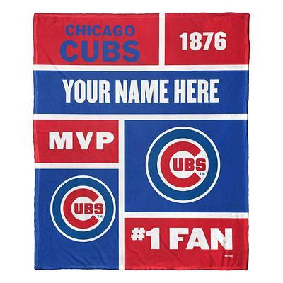 Officially Licensed MLB Cubs Field Bear Baby Woven Jacquard Throw