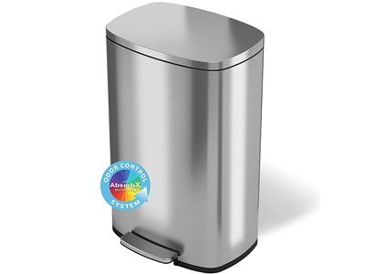 10 Liter - 2.6 Gallon Trash Can for Home and Kitchen, Fingerprint Smudge  Resistant, Soft Close, Sensor Lid