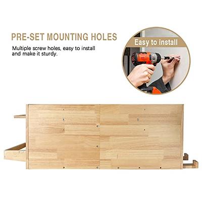 Compact Power Tool Organizer - Fully Assembled Wood Tool Chest and