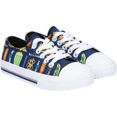 Dallas Cowboys Women's Glitter Low Top Canvas Shoes