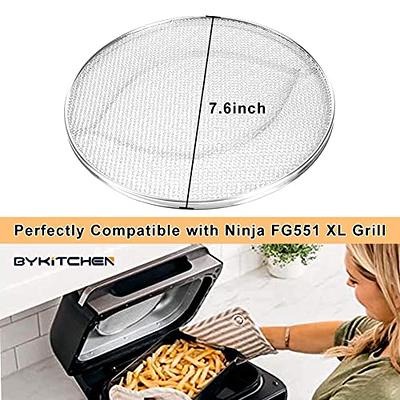 BYKITCHEN Stainless Steel Spatter Shield for Ninja Fg551 Foodi Smart XL  Grill, Ninja XL Grill Accessories, Air Fryer Replacement Parts for Ninja 6  in 1 Smart Xl Indoor Grill - Yahoo Shopping