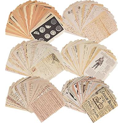 brown antique newspaper decoupage paper pack sheets for scrapbook & DIY  craft 20 old vintage double sided pattern for scrapbooking & collage art 4