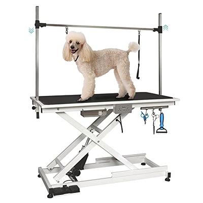 Unovivy unovivy dog/pet grooming table foldable height adjustable