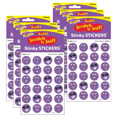 Trend Merry Music Sparkle Stickers , 72 per Pack, 12 Packs