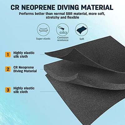 Dizokizo Neoprene Socks 3mm Neoprene Wetsuit Socks Thermal Anti-Slip for  Men Women Snorkel Swimming Surfing Kayaking Diving : : Sports 