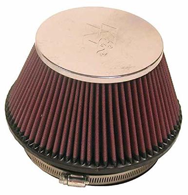 K&N Universal Clamp-On Air Intake Filter: High Performance, Premium,  Washable, Replacement Filter: Flange Diameter: 3 In, Filter Height: 5 In,  Flange