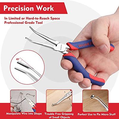 WORKPRO 2-Piece 6 Mini Needle Nose Pliers Set & WORKPRO 6” Wire Cutters  Heavy Duty CRV Steel - Yahoo Shopping