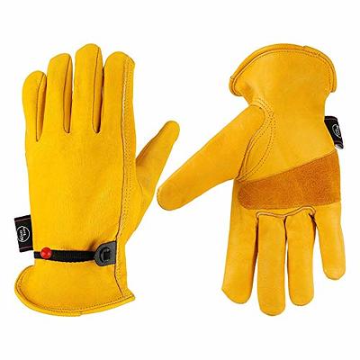 COOLJOB Waterproof Gardening Work Gloves Gifts For Women & Men, Double Rubber Coated Non-slip Working Gloves Bulk For Garden Yard Gardener Outdoor