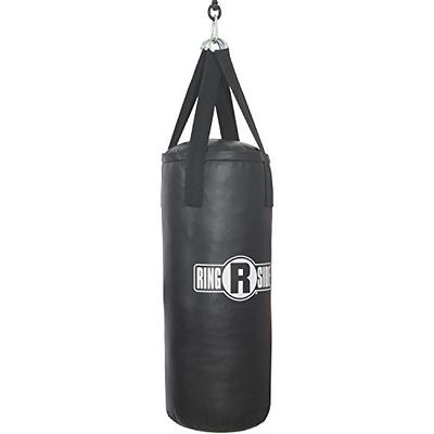 Venum Classic Boxing Punching Bag - 100 lbs - Black/White - Heavy