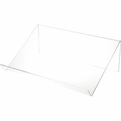 Acrylic Cowboy Hat Display Case - Clear 16 x 13 x 12 (V61B/A024-B) Clear Base / Black Risers