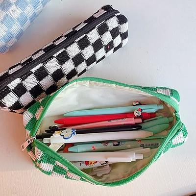 LYDZTION Makeup Bag Cosmetic Bag for Women,1Pcs Large Capacity Makeup Bags  and 1Pcs Pencil Case Makeup Brushes Storage Bag Travel Toiletry Bag