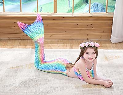 Fishtailfun Girl's Mermaid Costume Cosplay Swimming Princess