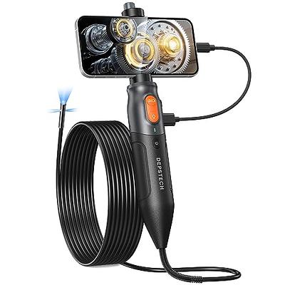 10M HD Dual Lens Borescope Endoscope Camera WiFi Inspection For Android IOS  Car
