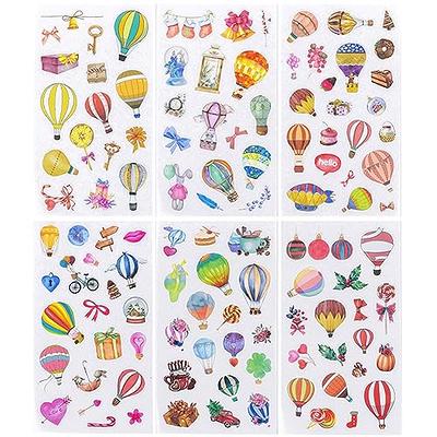 Hot Air Balloon Stickers Cute Washi Sticker Set Balloons Travel Themed  Aesthetic Stickers DIY Decor for Letters Envelopes Greeting Card Planner  Journal Scrapbooking Diary Family Album - Yahoo Shopping