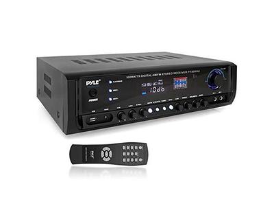  Pyle PT12050CH Pro Audio Bluetooth 6000 vatios 12 canales  amplificador de potencia, mezclador de sonido multizona, receptor estéreo y  sistema PA para teatro, estudio y escenario (paquete de 4) : Electrónica