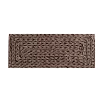 Home Barron Cotton Chenille Braided Runner Rug Chocolate - Vcny : Target