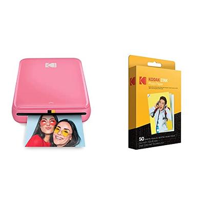  Zink KODAK 2x3 Premium Photo Paper (50 Sheets) Compatible  with KODAK Smile, KODAK Step, PRINTOMATIC, 50 count (Pack of 1) :  Electronics