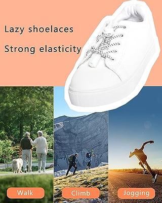 Shoelaces Elastic Lock Shoe Laces Running Jogging For Canvas Sneakers Quick  Tie