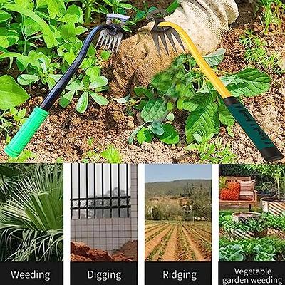 Weeding Artifact Uprooting Weeding Tool, Garden Weeding Tools, Stainless  Steel Forged Weed Puller 4 Teeth Dual Purpose Weeder, High Strength Hand  Remover Tool for Garden (12 Inch Wooden Handle) - Yahoo Shopping