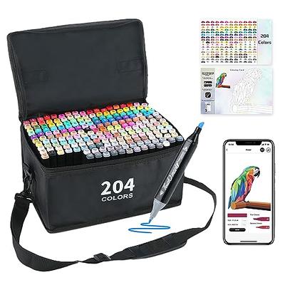 108 Pack Art Markers, 107 Coloring Markers and 1 Blender, Alcohol Base —  CHIMIYA