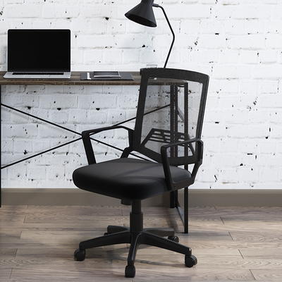 Naomi Home Mesh Drafting Chair - Black