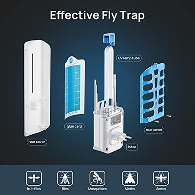 Automatic Fruit Fly Trap Indoor, Fly Traps Indoor for Home, Gnat Traps for  House, Mosquito Traps, Insect Traps Indoor with 10 Sticky Glue Boards,  White - Yahoo Shopping