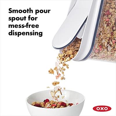 OXO Good Grips 3.4 qt. POP Cereal Dispenser  Cereal dispenser, Glass food  storage containers, Food storage containers