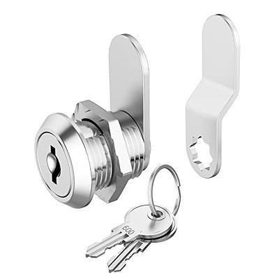 2Pcs Cabinet Cam Locks 30mm With Keys Safe Drawer File RV Locks For Storage  Door