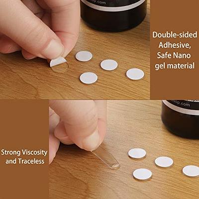 Aneco 150 Pieces Transparent Putty Traceless Removable Sticky Putty  Double-Sided Adhesive Round Putty Multipurpose Tape Nano Gel Mat for Wood,  Glass, Ceramic, Metal, Plastic, Diameter 15 mm - Yahoo Shopping