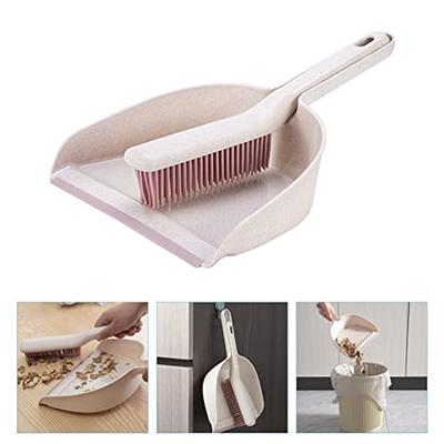 Mini Dustpan and Brush Set Portable Table Top Cleaning Brush and