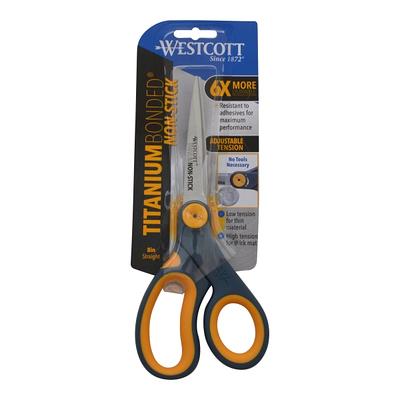 Westcott® Titanium-Bonded Non-Stick Scissors, 5, Pointed, Gray/Yellow -  Yahoo Shopping