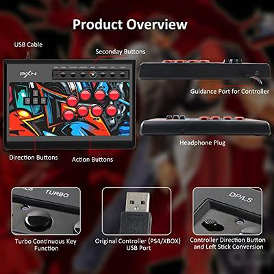  PXN 0082 Arcade Stick PC Street Fighter USB Arcade Stick for  Xbox One/Xbox Series X/S/ PS3 / PS4 / Switch/Window PC : Video Games