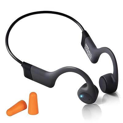 2023 Upgraded Open-Ear Bluetooth Bone Conduction Headphones - 8Hr Playtime,  Fast Charging, Waterproof, Mic - For Workout, Running, Gym