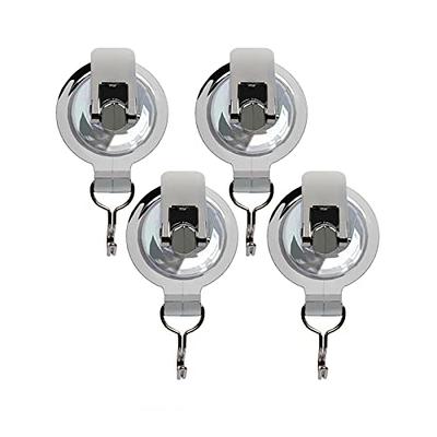 DGYB Large Suction Cup Hooks for Shower Set of 4 Gold Towel Hooks for  Bathrooms Stainless Steel Suction Shower Hooks for Inside Shower 15 Lb  Removable