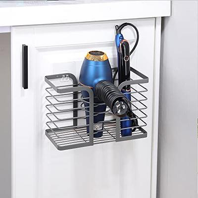 YIGII Hair Dryer Holder Cabinet Hair Tool Organizer Wall Mount