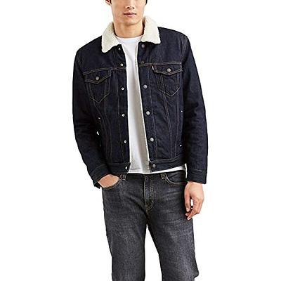 Tall Men's Denim Sherpa Jacket