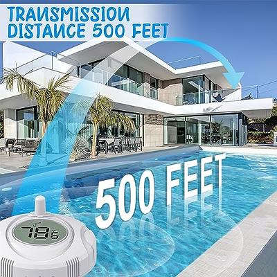 Pool Thermometer Floating, CURCONSA Digital Pool Thermometer Wireless Easy  Read, 500 Feet Transmission, 3 Channels Cyclic Display for Indoor & Outdoor Swimming  Pool, Hot Tub, SPA, Aquarium, Ponds - Yahoo Shopping