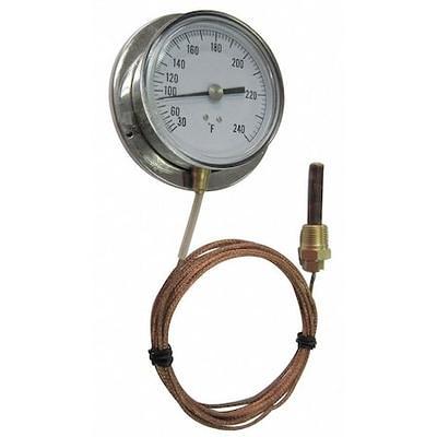 ZORO SELECT 12U634 Analog Panel Mt Thermometer,0 to 100F - Yahoo