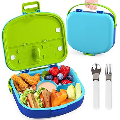RIKDOKEN Lunch Box, Stackable 3 Layers Containers, Portable 94OZ Large  Capacity Leakproof Bento Box with Spoon & Fork & Sauce Boxes, Microwave  Safe Lunch Box for Kids and Adults - Yahoo Shopping