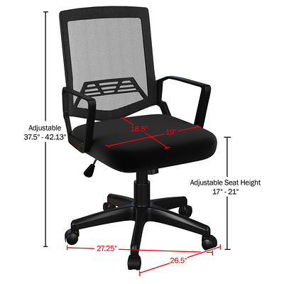  PHI VILLA Office Chair with Headrest and High Back