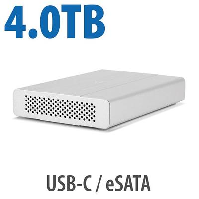 4.0TB OWC Mercury Elite Pro mini USB-C (10Gb/s) + eSATA Bus