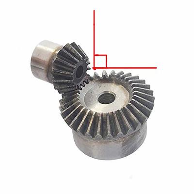 Bevel Gear 90 Degrees, 1 to 1 Bevel Gear, Modulus: 1.5, Teeth 16 Teeth,  Inner Hole 8mm