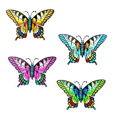 Metal Butterfly Wall Decor, 3D Butterflies Wall Decor Sculpture Butterfly  Hanging Wall Decor Sculpture Butterflies Wall Sculpture for Garden Yard  Decoration(4 Pack) - Yahoo Shopping