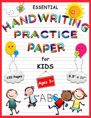WRITING PAPER FOR KIDS: Writing Paper with lines for kids: Handwriting  Practise Paper for kids with Dotted Lined | 120 pages 8.5x11