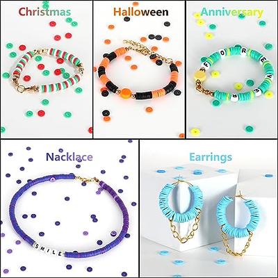 Cehomi Beads for Jewelry Making6000 Clay Beads Bracelets Kit-Rainbow  Polymer Flat Heishi Beads,Preppy Charm Kits, Beaded Smiley Face Making Kit  for Halloween - Yahoo Shopping