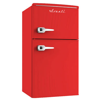 Avanti Retro Compact Refrigerator 1 Door 3.1 Cu Ft 33 H x 18 W x 18 D Red -  Office Depot