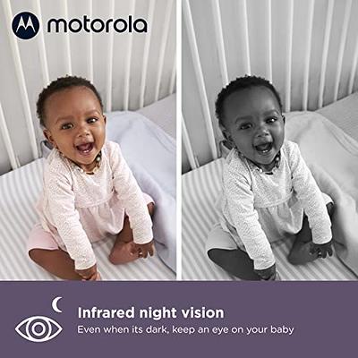 Motorola Baby Monitor VM85 - Indoor WiFi Video with Camera & Mood Light -  HD 720p, Connects to Nursery App, 1000ft Range, 2-Way Audio, Remote Pan