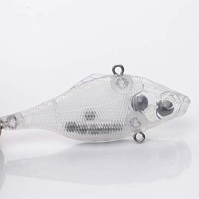 2022 Unpainted Fishing Lures Poppers 70mm 7g Floating Blank Wobblers ABS  Transparent Isca Artificial Leurre Carnassier