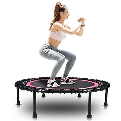 Rebounder Trampoline for Adults,40 inch Mini Trampoline, Bungee Rebounder  Exercise Trampoline for Adults Fitness -Green - Yahoo Shopping