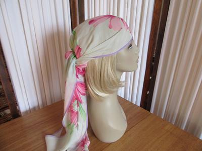 Satin Scarf Print Headband, Christian Dior Hair Scarf